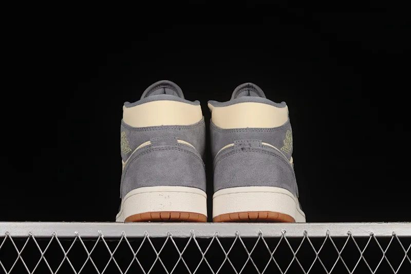 All categories Air Jordan Jordan series basketball shoes Air Jordan 1 Mid Air Jordan 1 Mid AJ1 Joe 1 rice gray coconut milk mid-top basketball shoes DN4281-100